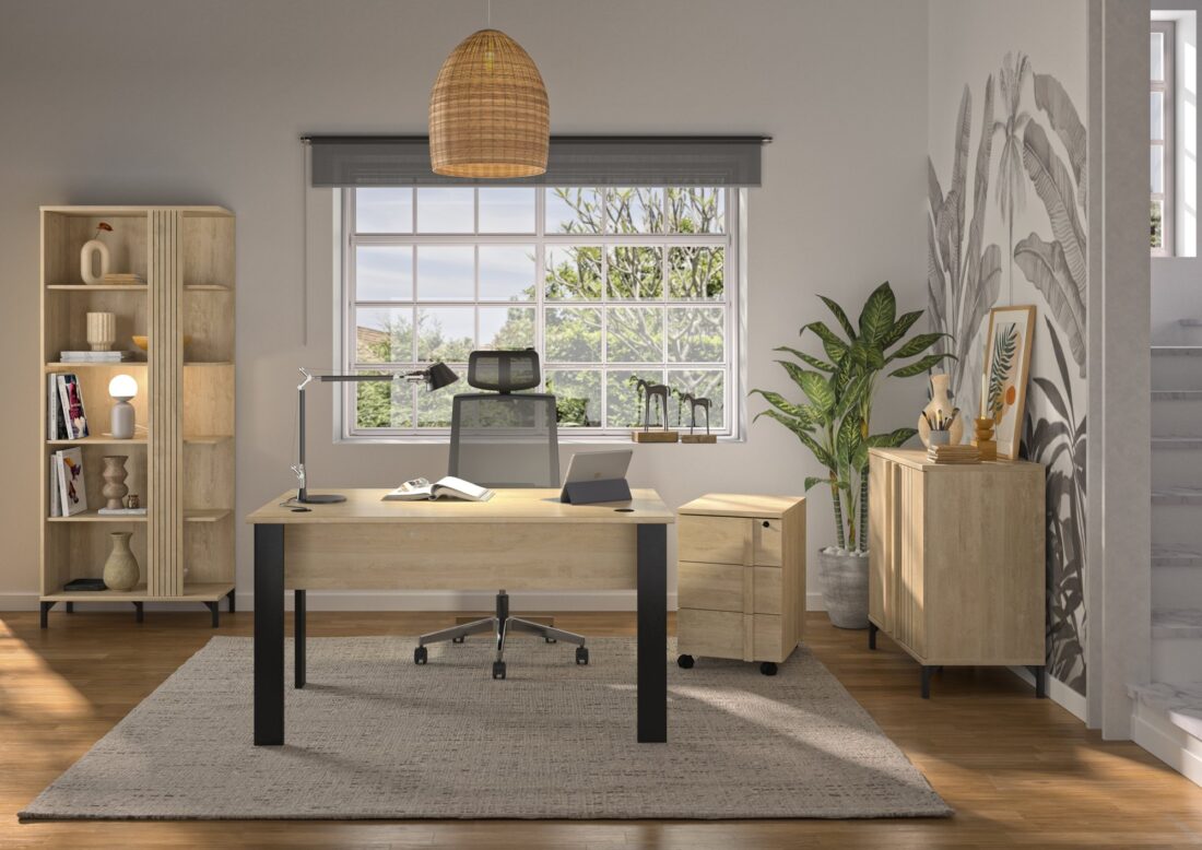 Opbergkast Faro 8211 Licht Eiken Mdf 8211 2 Deuren