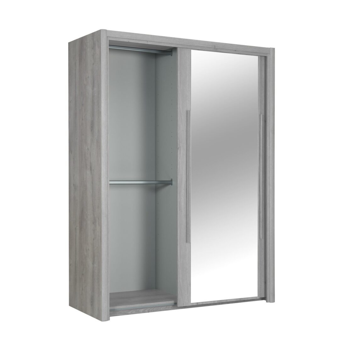 Linnenkast Cyrus 8211 Lichtgrijs Eiken 8211 2 Schuifdeuren 8211 2 Spiegels Linnenkast Cyrus 8211 Lichtgrijs Eiken 8211 2 Schuifdeuren 8211 2 Spiegels