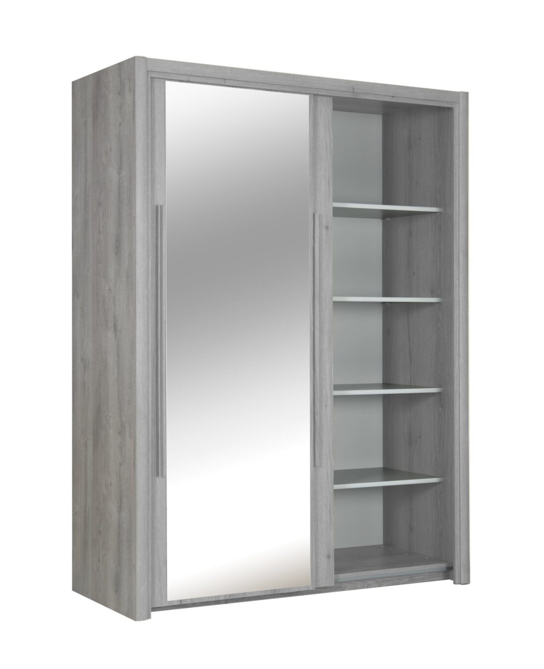 Linnenkast Cyrus 8211 Lichtgrijs Eiken 8211 2 Schuifdeuren 8211 2 Spiegels Linnenkast Cyrus 8211 Lichtgrijs Eiken 8211 2 Schuifdeuren 8211 2 Spiegels