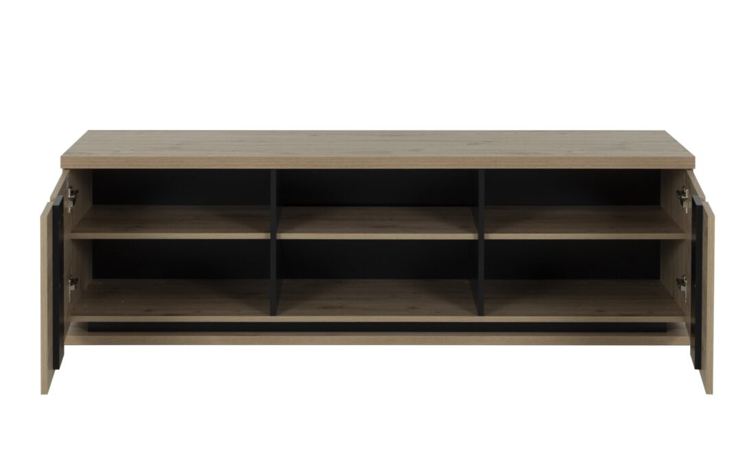 Tv Meubel Crack 8211 Chene Artisan 8211 Met 2 Deuren