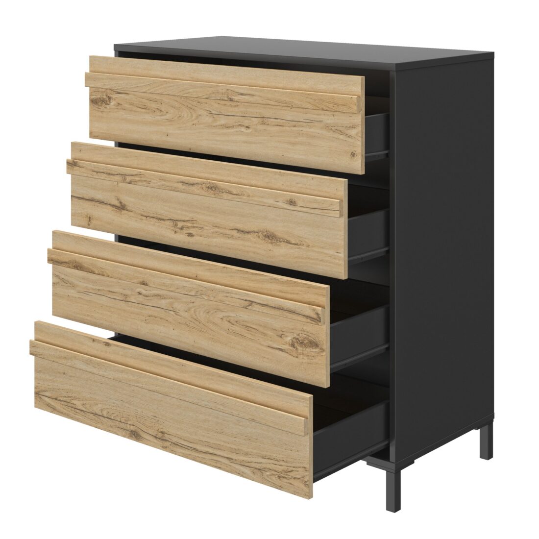 Ladekast Mimizan 8211 Chene Helvezia 8211 Met 4 Lades