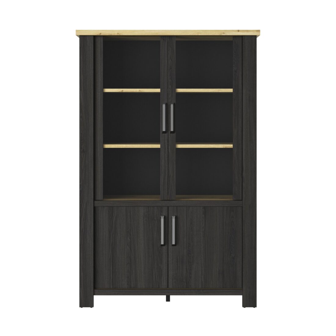 Servieskast Sequola 8211 Ambachtelijk Eiken Beige 8211 4 Deuren