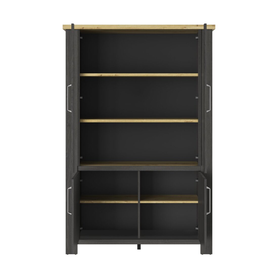 Servieskast Sequola 8211 Ambachtelijk Eiken Beige 8211 4 Deuren