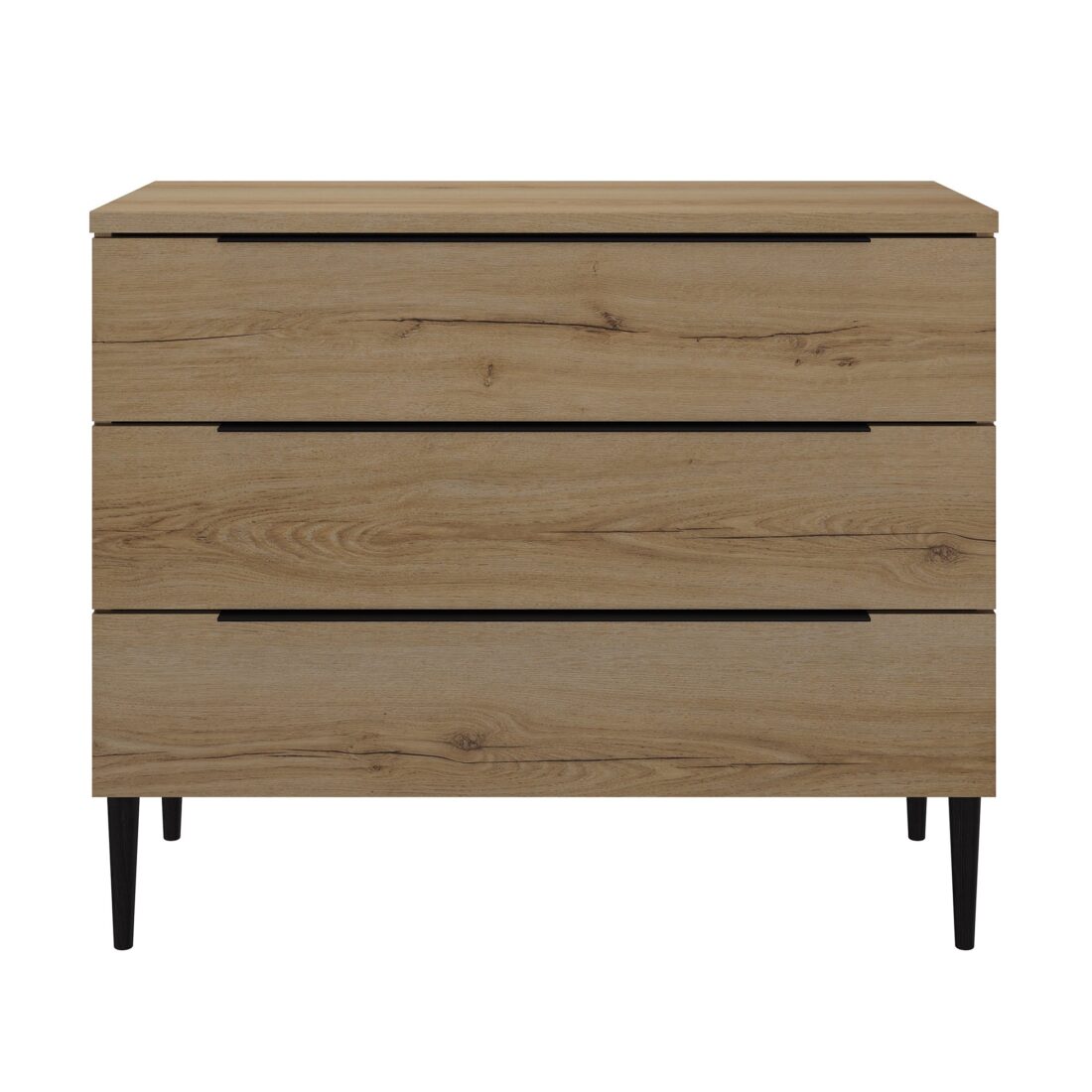 Ladekast Lucian 8211 Helvezia Eik 8211 Met 3 Lades