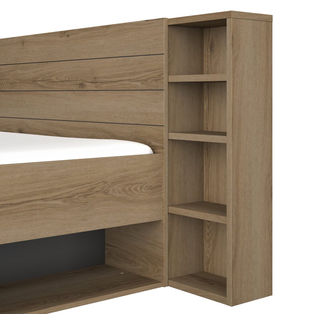 Ledikant Lucian 8211 Helvezia Eiken 8211 140 215 200 Cm