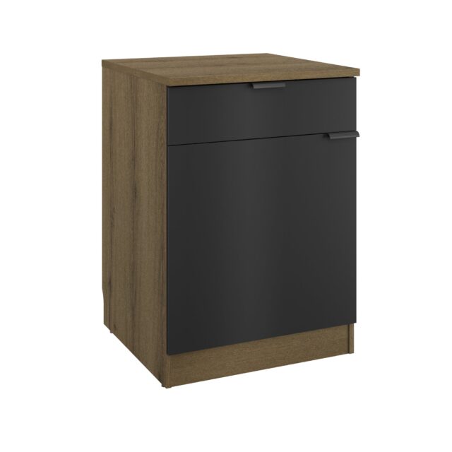 Onderkast Eden 8211 Chene Helvezia 8211 1 Lade En Deur 8211 60 Cm