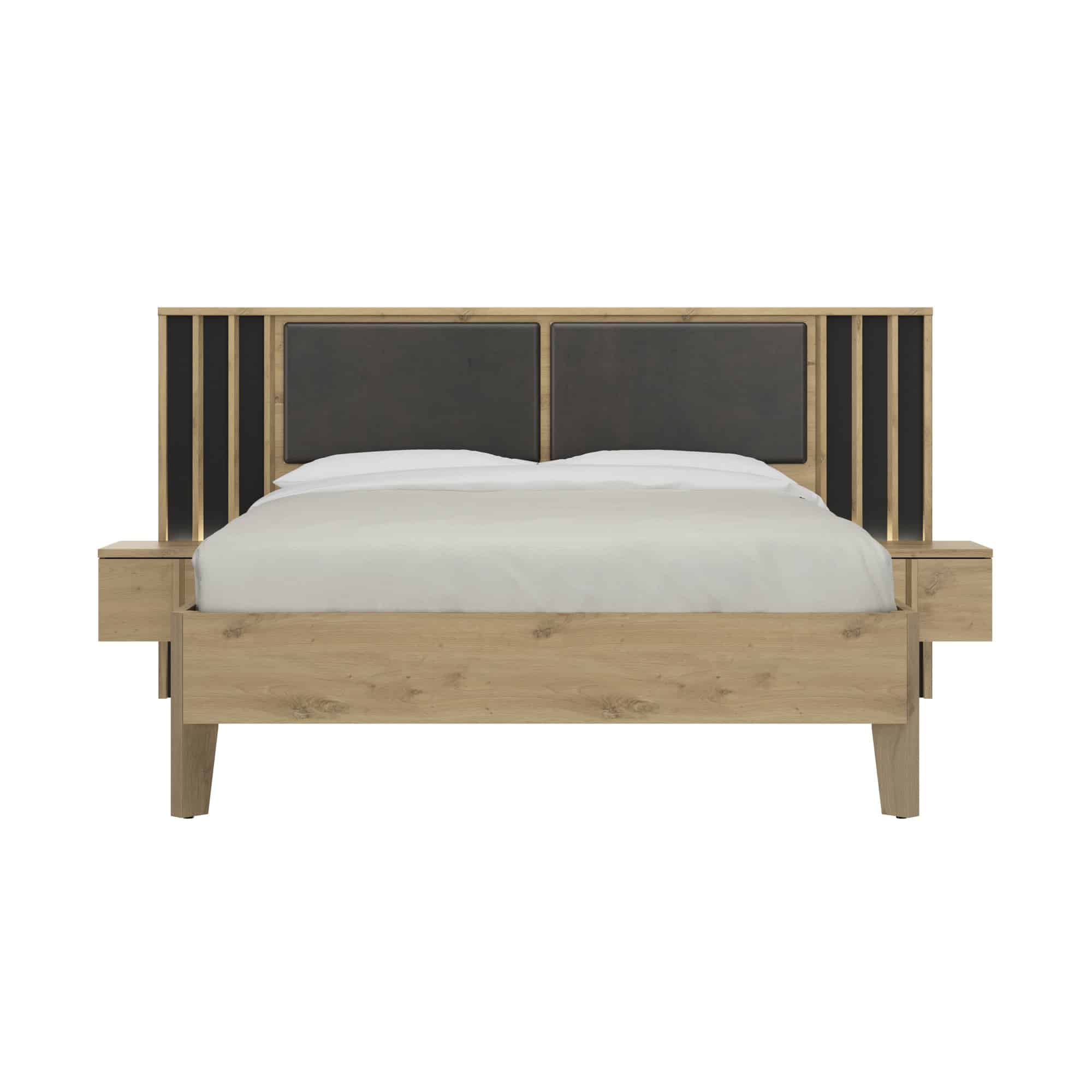 Bed Nachtkastjes Lambrisering