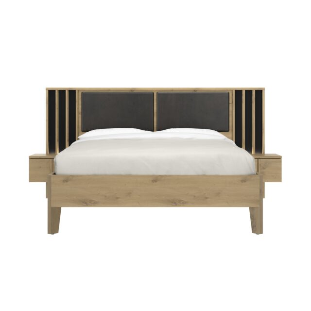 Bed Nachtkastjes Lambrisering