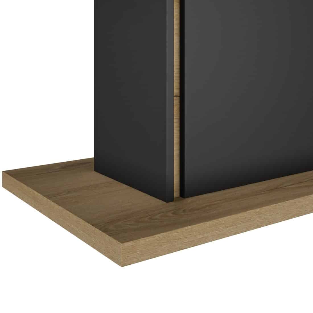 Eetkamertafel Otello 8211 Eiken Melamine Mat Zwart 8211 Verlengstuk 8211 160 Cm Eetkamertafel Otello 8211 Eiken Melamine Mat Zwart 8211 Verlengstuk 8211 160 Cm