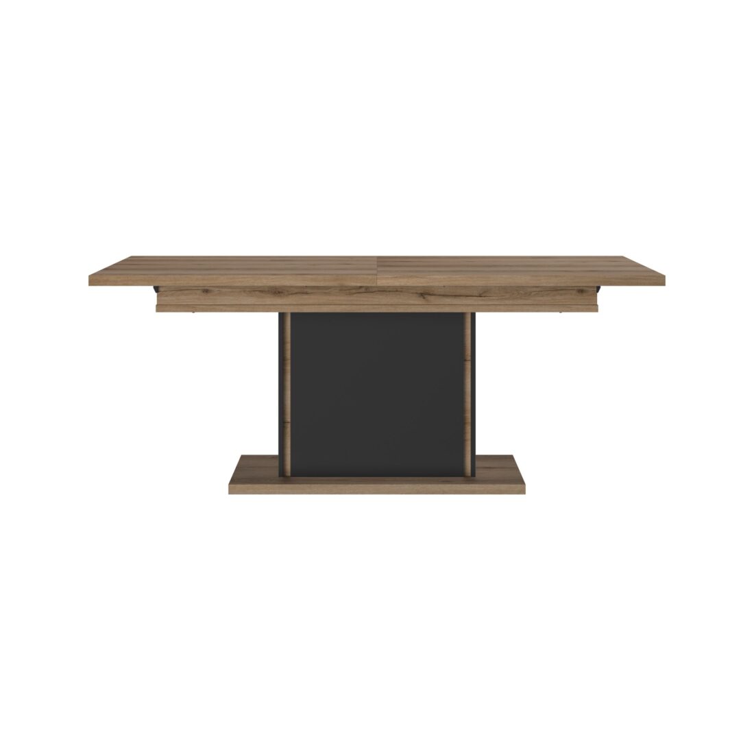 Eetkamertafel Otello 8211 Eken Melamine Matzwart 8211 Uitschuifblad 8211 190 Cm Eetkamertafel Otello 8211 Eken Melamine Matzwart 8211 Uitschuifblad 8211 190 Cm