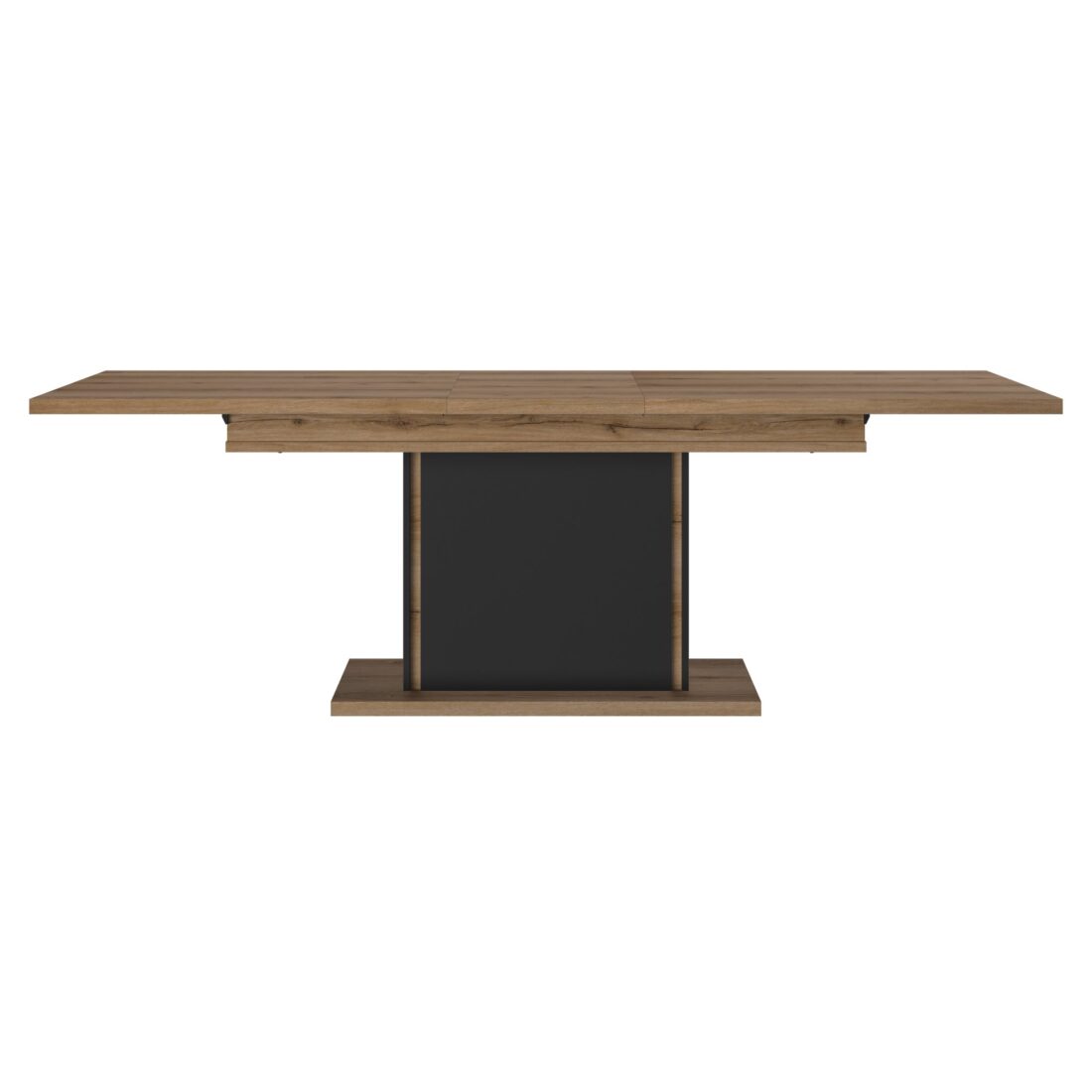 Eetkamertafel Otello 8211 Eken Melamine Matzwart 8211 Uitschuifblad 8211 190 Cm Eetkamertafel Otello 8211 Eken Melamine Matzwart 8211 Uitschuifblad 8211 190 Cm