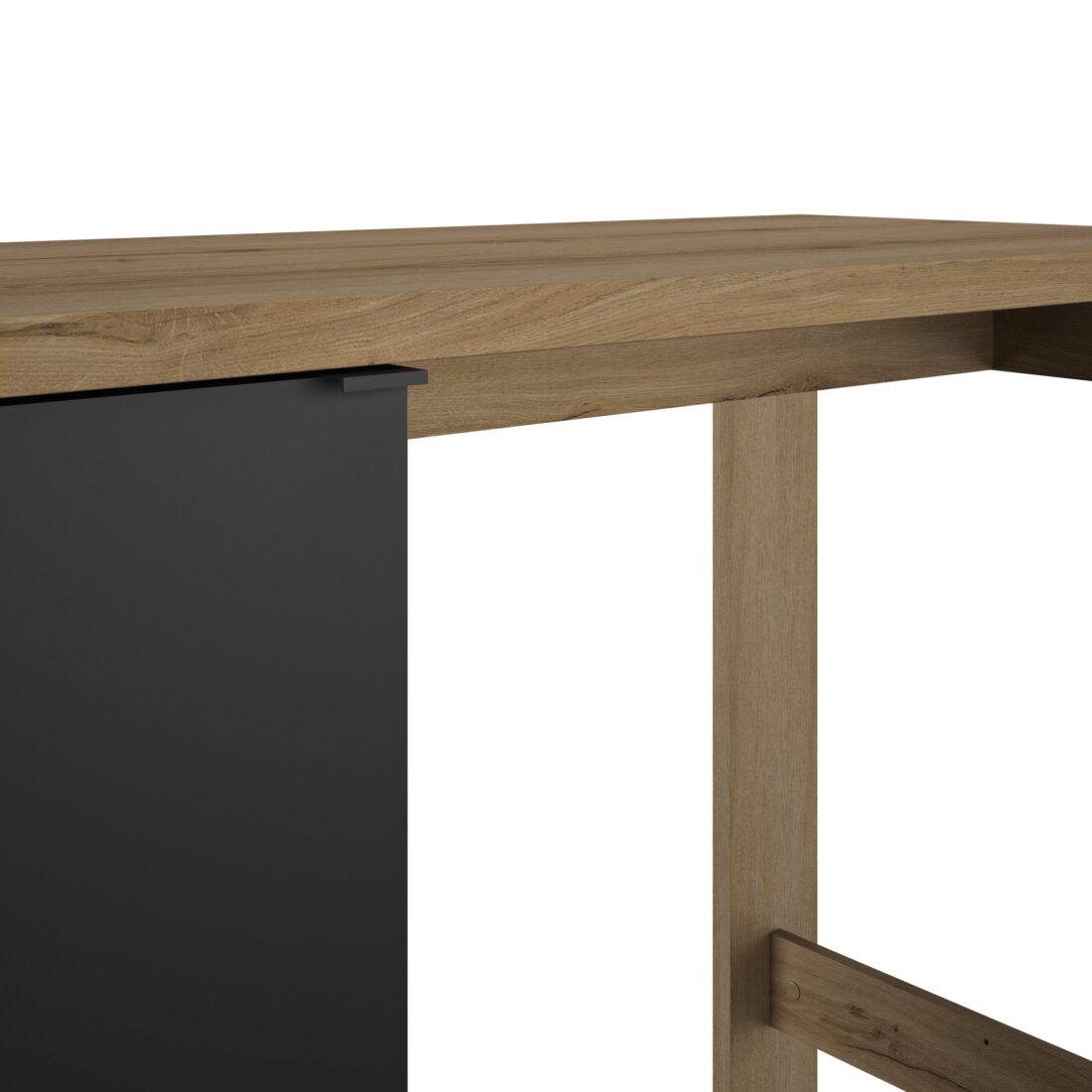 Barmeubel Otello 8211 Matzwart 8211 Bruin Melamine