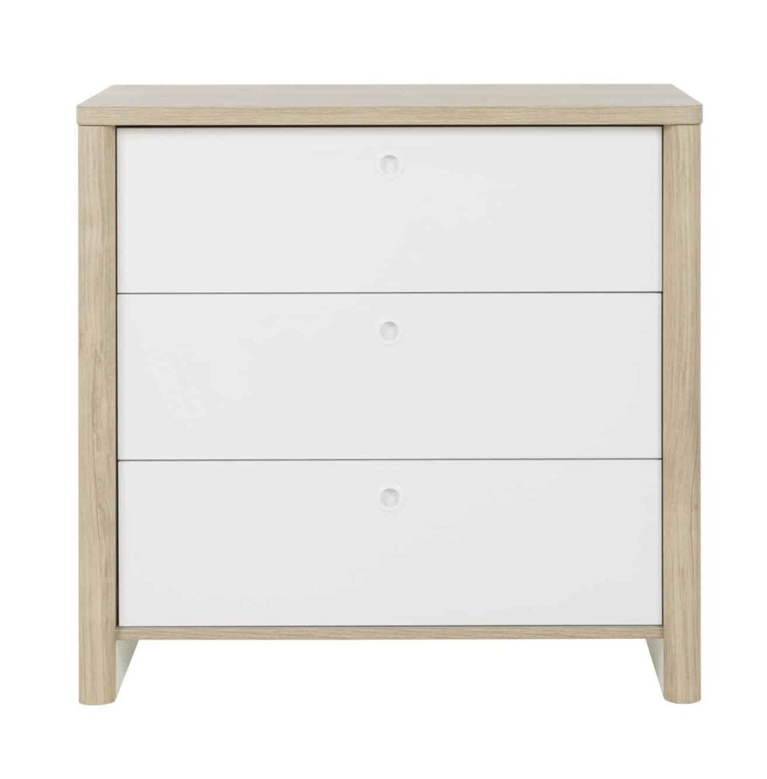 Ladekast Matis 8211 Kastanje Wit Mdf 8211 Met 3 Lades