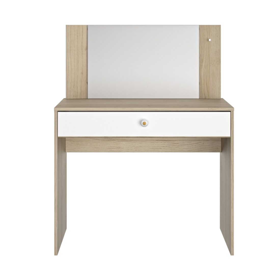 Kaptafel Makeup 8211 Licht Eiken Wit 8211 Met Lade 8211 Led Verlichting Kaptafel Makeup 8211 Licht Eiken Wit 8211 Met Lade 8211 Led Verlichting