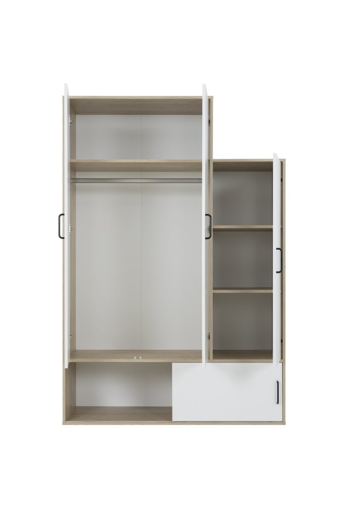 Kledingkast 4 Deuren Waarvan 1 Schuifdeur Erwan
