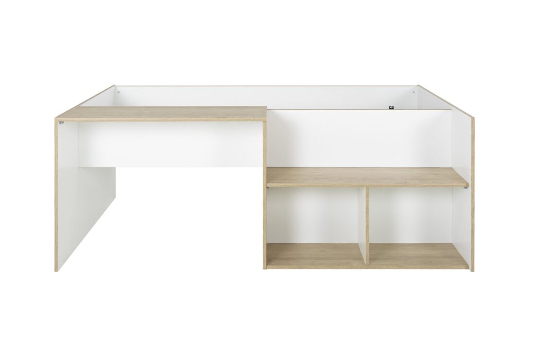 Ledikant Oscar 8211 Licht Eik Wit 8211 90 215 190 Cm Ledikant Oscar 8211 Licht Eik Wit 8211 90 215 190 Cm