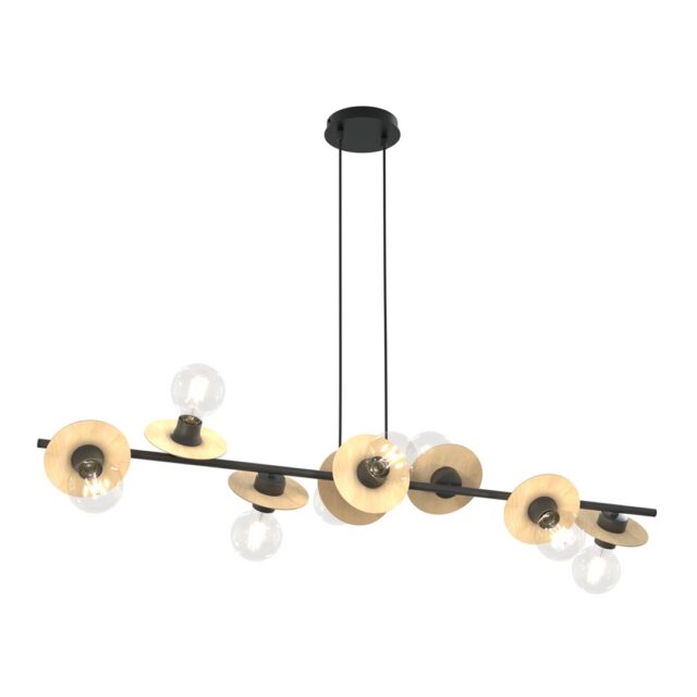 Hanglamp Token 8211 Zwart Metaal Hout