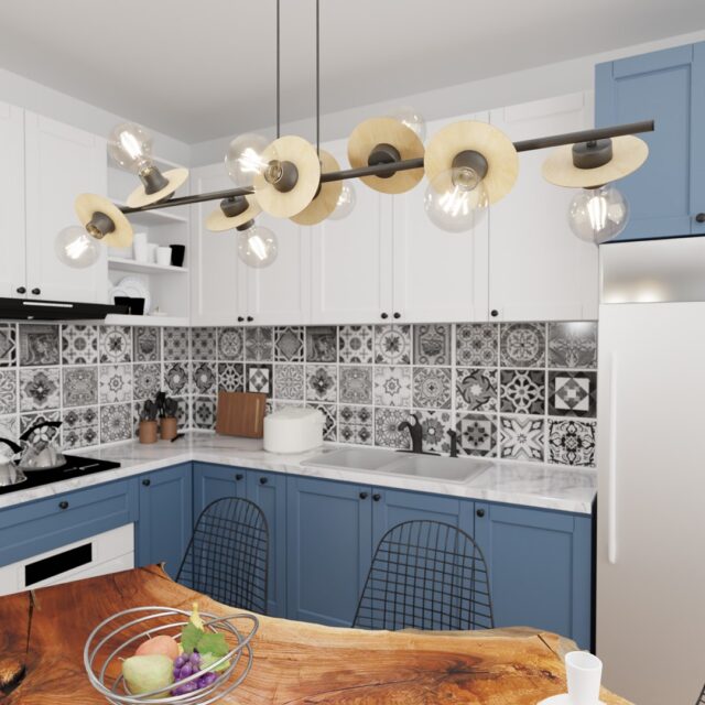 Hanglamp Token 8211 Zwart Metaal Hout