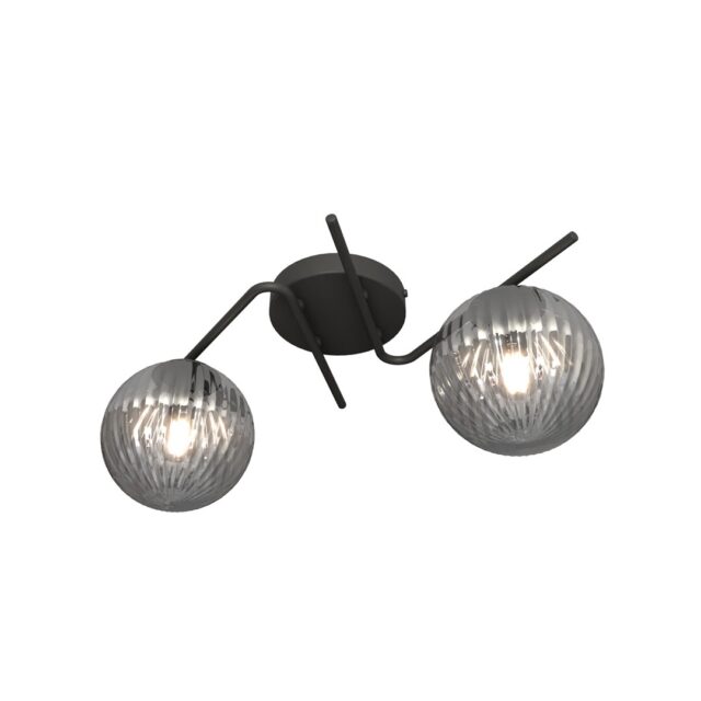Plafondlamp Vespa 8211 Zwart Grafiet Glas