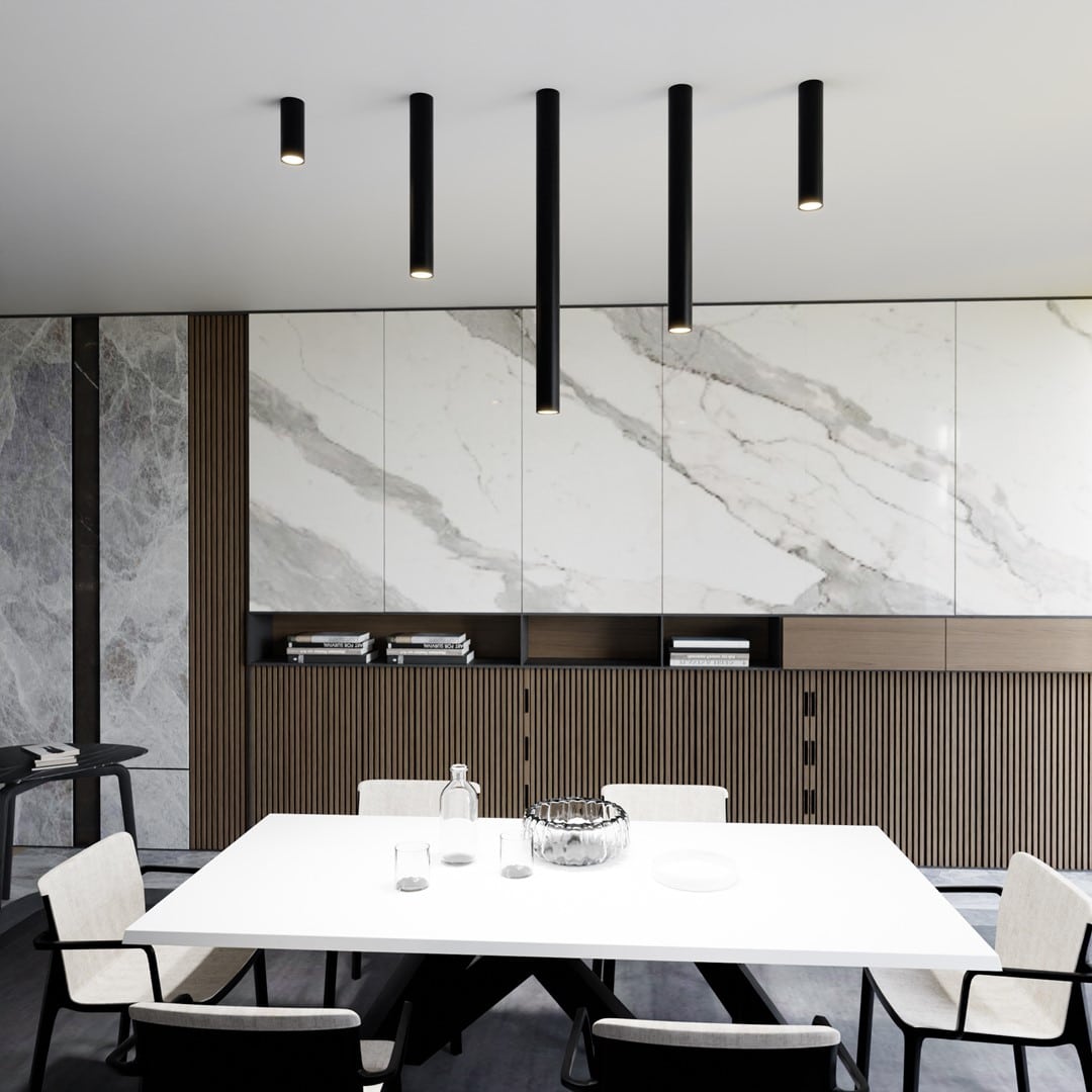 Plafondlamp Tecno 8211 Zwart 8211 S 8211 Spot Plafondlamp Tecno 8211 Zwart 8211 S 8211 Spot