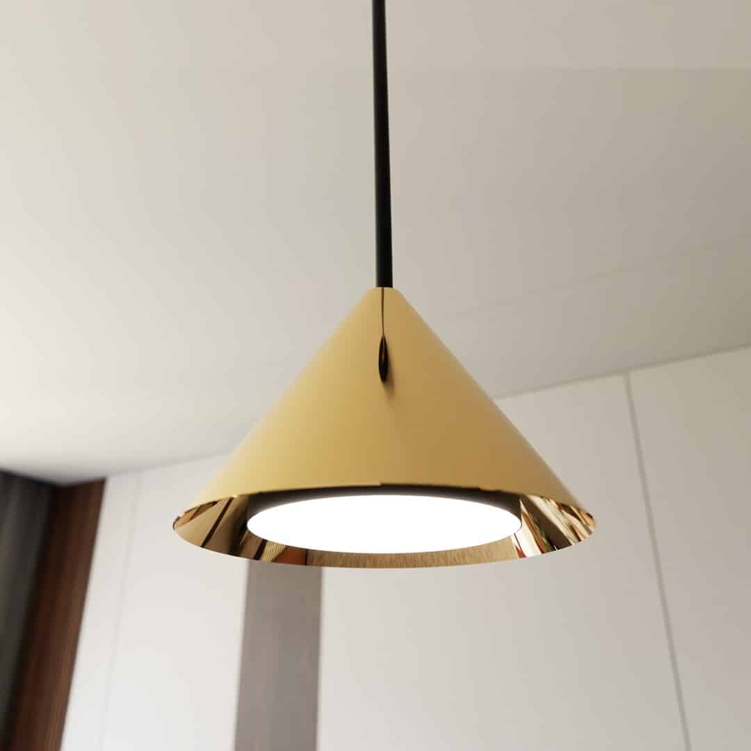 Hanglamp Elit 8211 Zwart Goudkleur 8211 1 Lamps