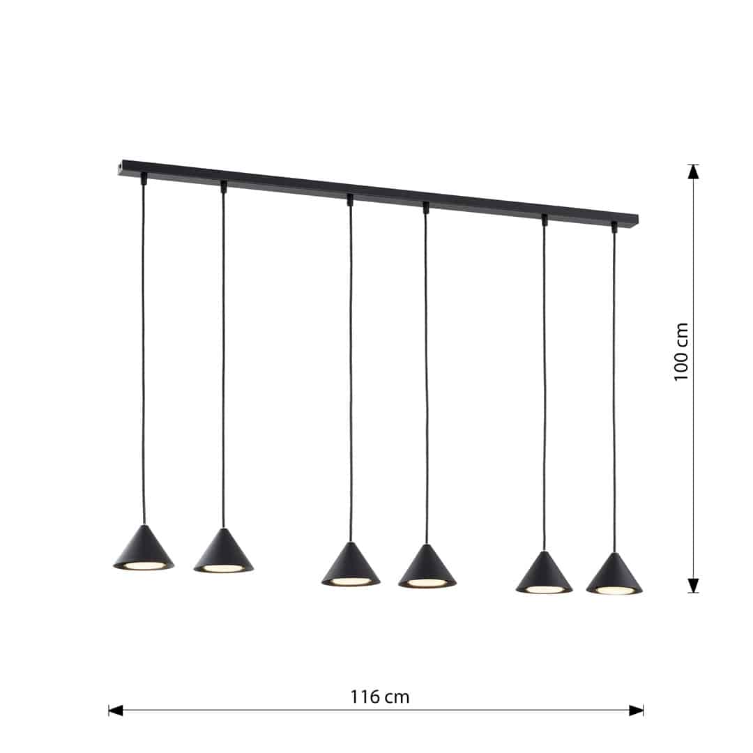 Hanglamp Elit 8211 Zwart Hanglamp Elit 8211 Zwart