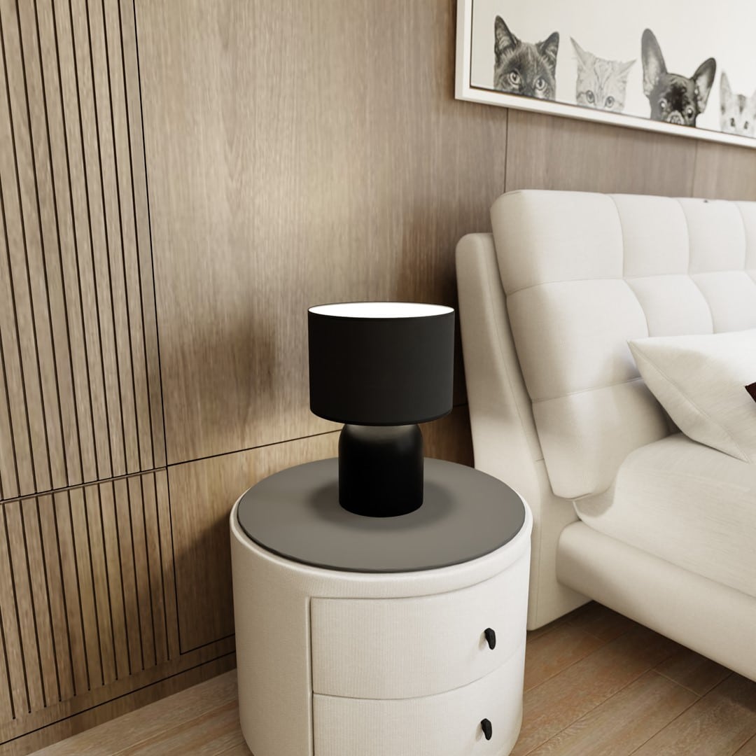 Tafellamp Aspen 8211 Zwart Wit