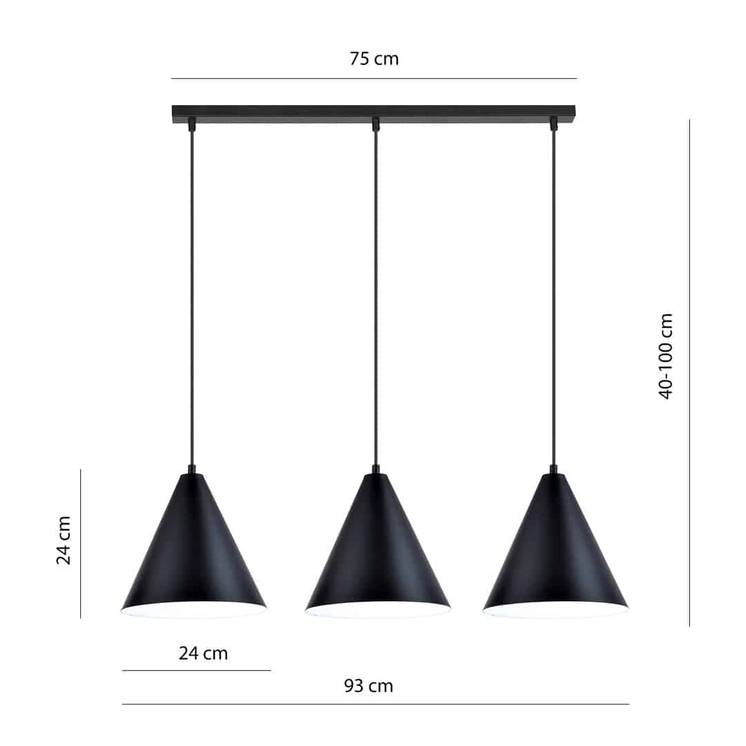 Hanglamp Rebel 8211 Zwart Wit