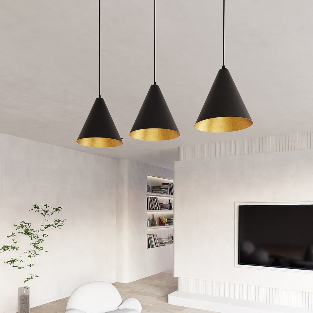 Hanglamp Rebel 8211 Zwart Goudkleur