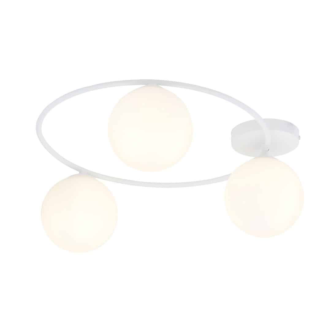 Plafondlamp Sopra 8211 Wit Opaal Glas Plafondlamp Sopra 8211 Wit Opaal Glas