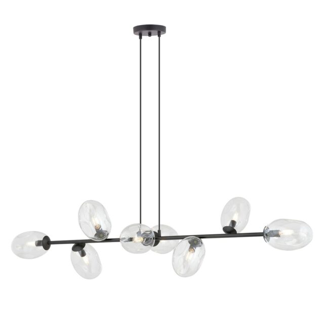 Hanglamp Pandora 8211 Blauw Transparant Glas