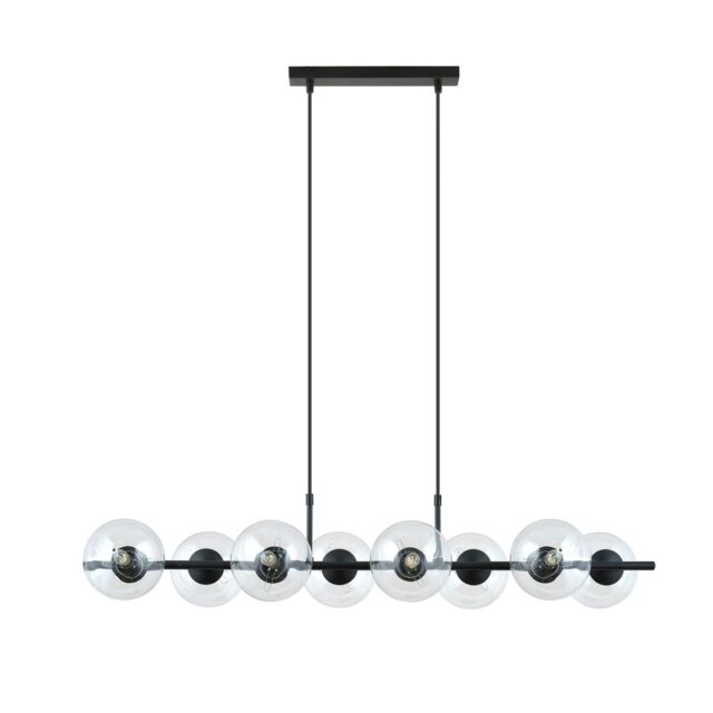 Hanglamp Rory 8211 Transparant Glas 8211 8 Lamps