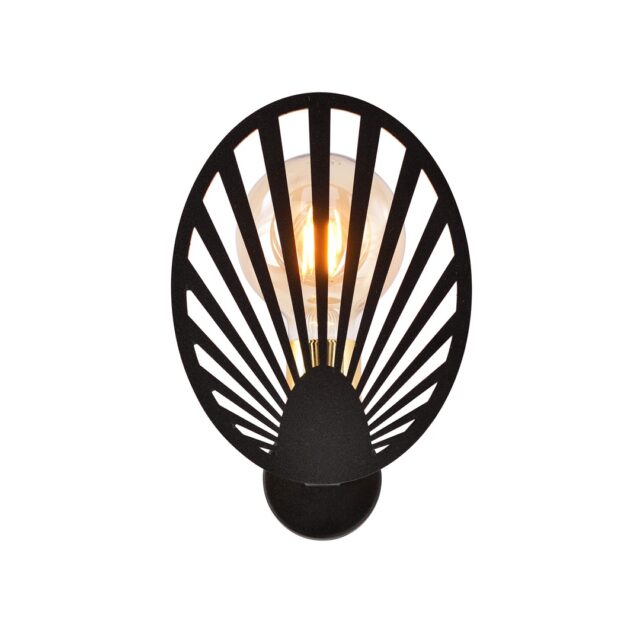 Wandlamp Talia 8211 Zwart Goudkleur