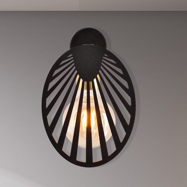 Wandlamp Talia 8211 Zwart Goudkleur