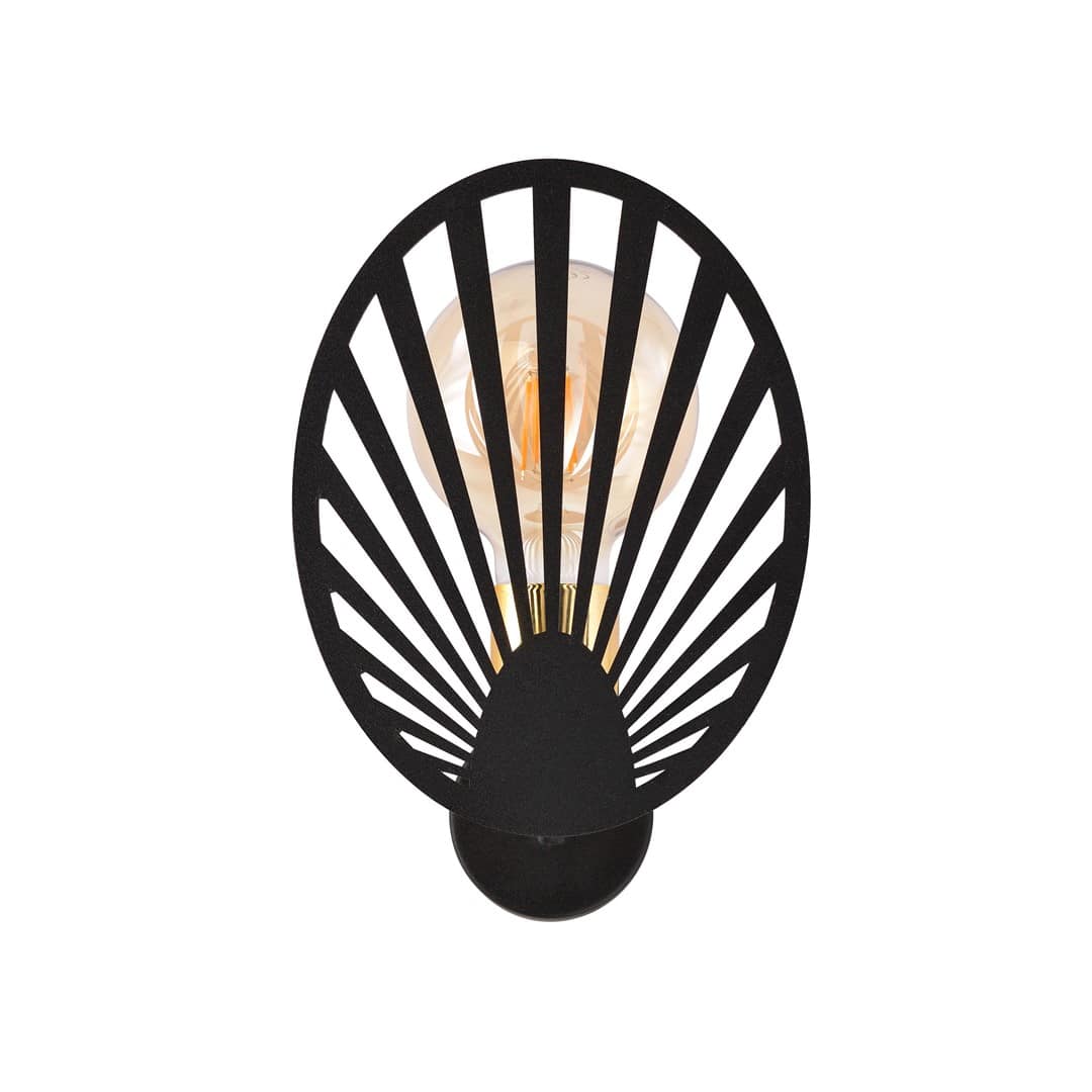 Wandlamp Talia 8211 Zwart Goudkleur Wandlamp Talia 8211 Zwart Goudkleur