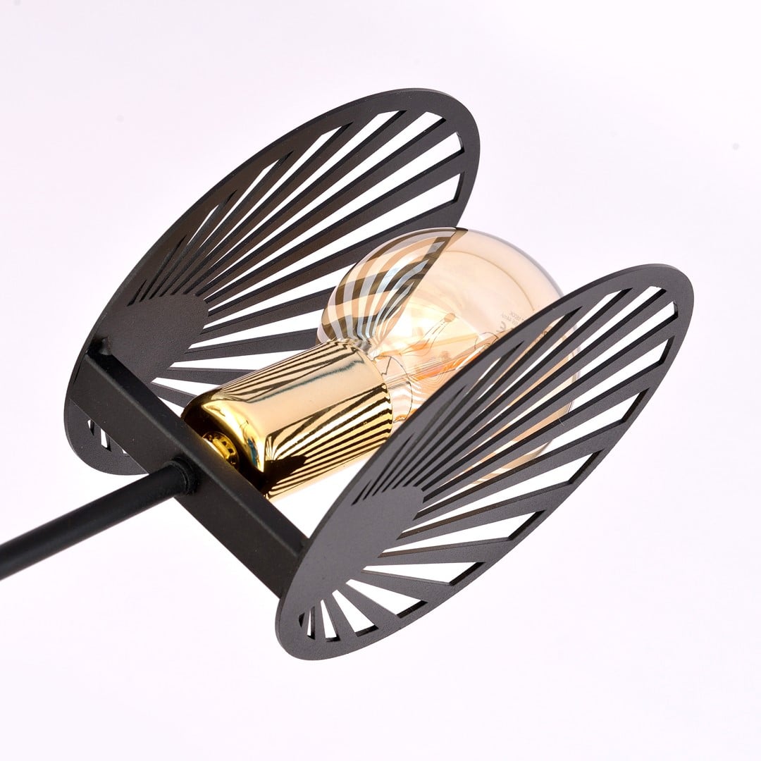 Hanglamp Playa 8211 Zwart Goudkleur 8211 2 Lamps