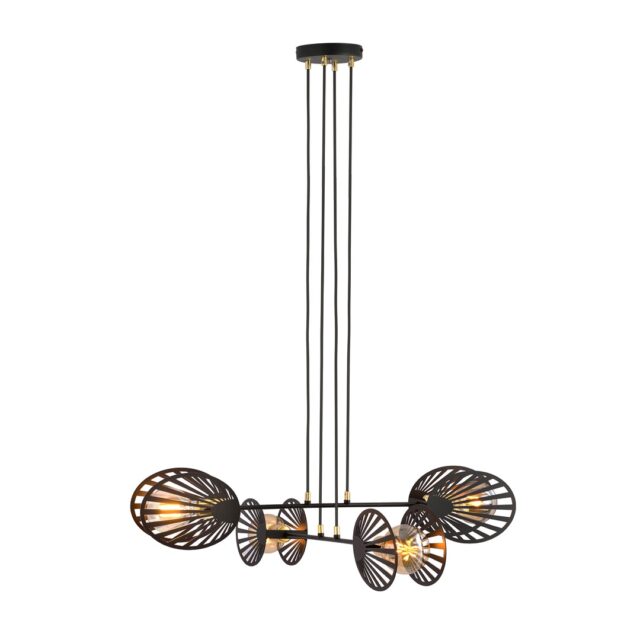 Hanglamp Playa 8211 Zwart Goudkleur