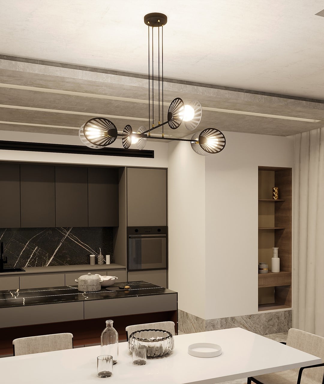 Hanglamp Playa 8211 Zwart Goudkleur Hanglamp Playa 8211 Zwart Goudkleur