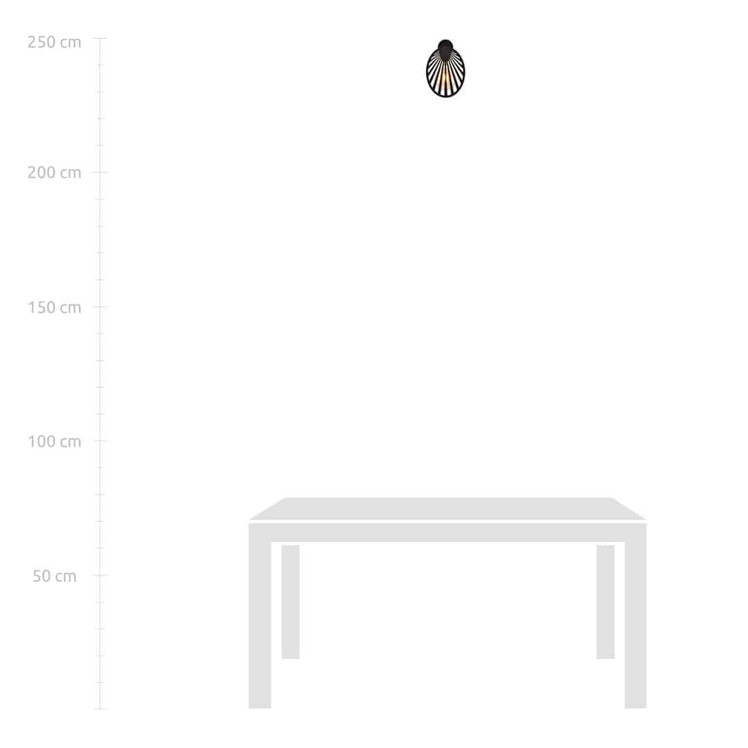 Wandlamp Playa 8211 Zwart Wandlamp Playa 8211 Zwart