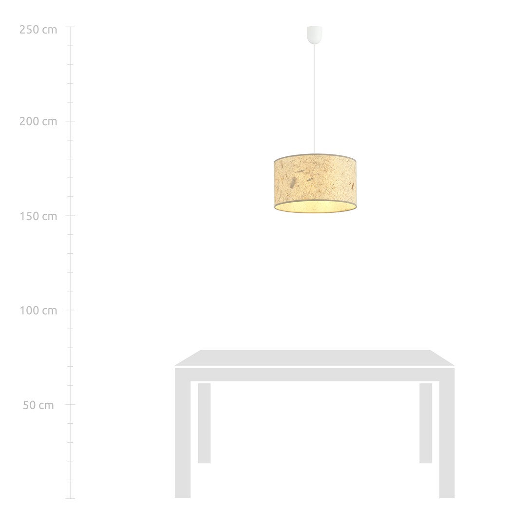 Hanglamp Aston 8211 Kurk 8211 Stoffen Kap