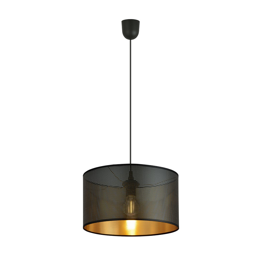 Hanglamp Aston 8211 Zwart Goudkleur Hanglamp Aston 8211 Zwart Goudkleur
