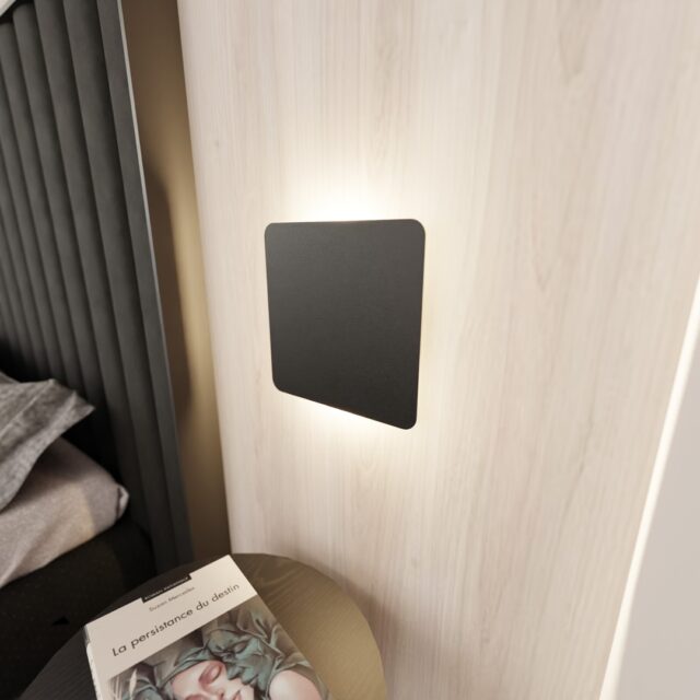 Wandlamp Formulier 8211 Zwart Glazen Kap