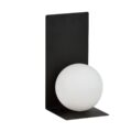 Wandlamp Formulier - Zwart / Wit glas