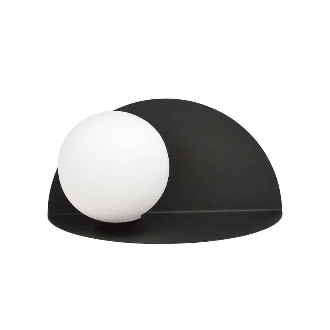 Wandlamp Formulier 8211 Zwart Wit Glas Wandlamp Formulier 8211 Zwart Wit Glas