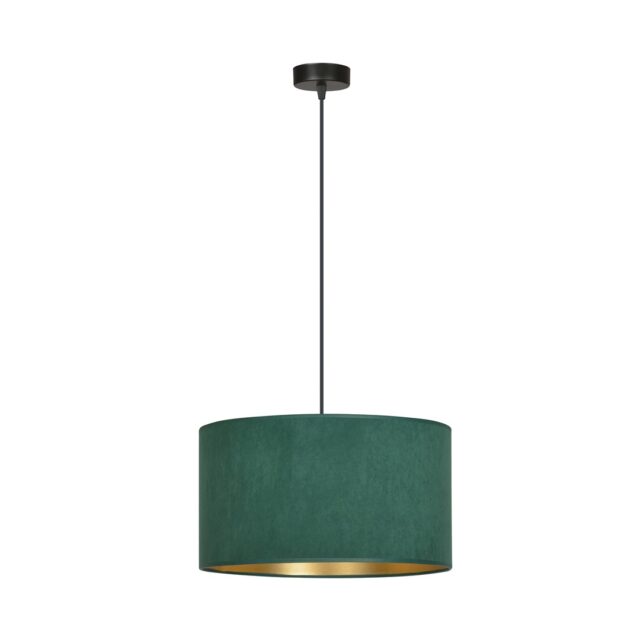 Hanglamp Hilde 8211 Groen Goudkleur 8211 Stoffen Kap