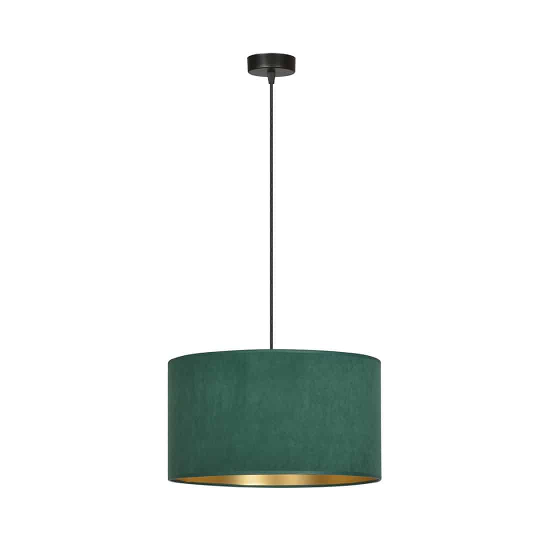 Hanglamp Hilde 8211 Groen Goudkleur 8211 Stoffen Kap