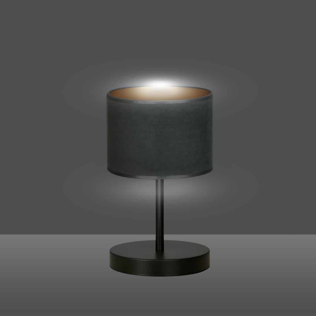 Tafellamp Hilde 8211 Zwart Metaal 8211 Stoffen Kap