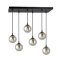 Hanglamp Cosmo - Zwart / Grafiet - 6 lamps