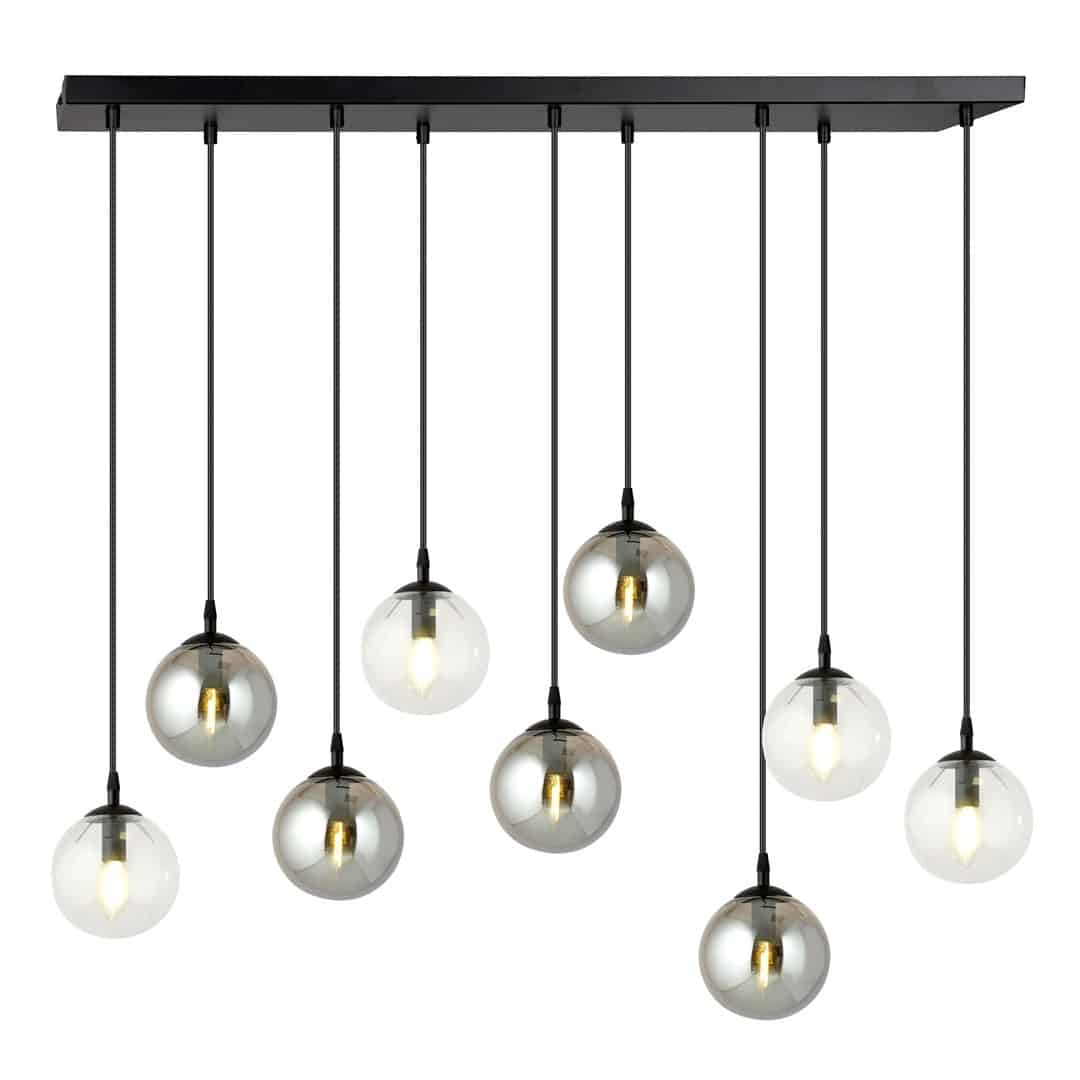 Hanglamp Cosmo 8211 Zwart Mix 8211 9 Lamps