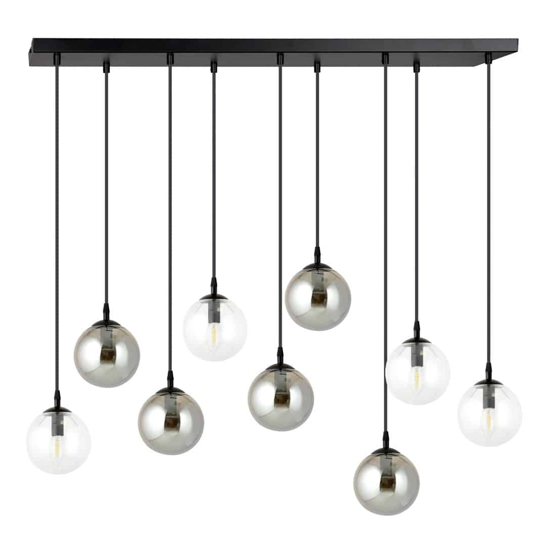 Hanglamp Cosmo 8211 Zwart Mix 8211 9 Lamps